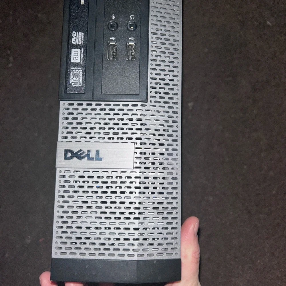 Dell Black Device with White Labels